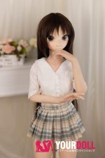 GUAVADOLL DM04 150cm Aカップ ノーマル肌  手描きメイク ビニール製のヘッド 楚々 美少女 アニメドール - 画像 (8)