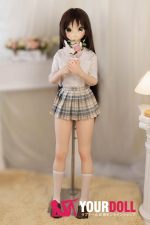 GUAVADOLL DM04 150cm Aカップ ノーマル肌  手描きメイク ビニール製のヘッド 楚々 美少女 アニメドール - 画像 (9)