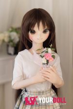 GUAVADOLL DM04 150cm Aカップ ノーマル肌  手描きメイク ビニール製のヘッド 楚々 美少女 アニメドール - 画像 (4)