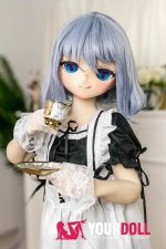 GUAVADOLL DM02 136cm AAカップ ノーマル肌 手描きメイク ビニール製のヘッド 腹黒い からかい上手 ラブドール - 画像 (6)