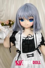 GUAVADOLL DM02 136cm AAカップ ノーマル肌 手描きメイク ビニール製のヘッド 腹黒い からかい上手 ラブドール - 画像 (5)