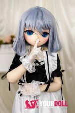 GUAVADOLL DM02 136cm AAカップ ノーマル肌 手描きメイク ビニール製のヘッド 腹黒い からかい上手 ラブドール - 画像 (2)