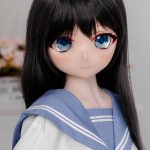 GUAVADOLL DM02 145cm Aカップ ノーマル肌 手描きメイク ビニール製のヘッド 清楚系 女子生徒 アニメドール