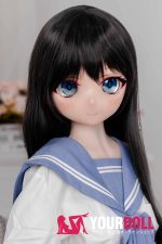 GUAVADOLL DM02 145cm Aカップ ノーマル肌 手描きメイク ビニール製のヘッド 清楚系 女子生徒 アニメドール