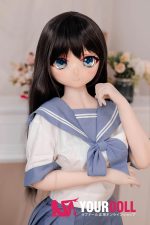 GUAVADOLL DM02 145cm Aカップ ノーマル肌 手描きメイク ビニール製のヘッド 清楚系 女子生徒 アニメドール - 画像 (4)