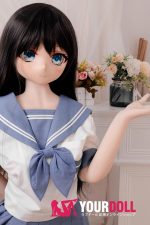 GUAVADOLL DM02 145cm Aカップ ノーマル肌 手描きメイク ビニール製のヘッド 清楚系 女子生徒 アニメドール - 画像 (6)
