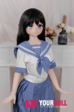 GUAVADOLL DM02 145cm Aカップ ノーマル肌 手描きメイク ビニール製のヘッド 清楚系 女子生徒 アニメドール - 画像 (10)