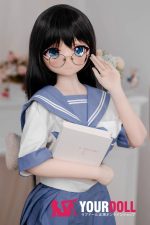 GUAVADOLL DM02 145cm Aカップ ノーマル肌 手描きメイク ビニール製のヘッド 清楚系 女子生徒 アニメドール - 画像 (5)