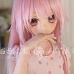 GUAVADOLL DM02 150cm Aカップ ノーマル肌  手描きメイク ビニール製のヘッド クーデレ 貧乳 アニメドール