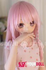 GUAVADOLL DM02 150cm Aカップ ノーマル肌  手描きメイク ビニール製のヘッド クーデレ 貧乳 アニメドール