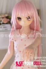 GUAVADOLL DM02 150cm Aカップ ノーマル肌  手描きメイク ビニール製のヘッド クーデレ 貧乳 アニメドール - 画像 (5)