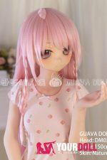 GUAVADOLL DM02 150cm Aカップ ノーマル肌  手描きメイク ビニール製のヘッド クーデレ 貧乳 アニメドール - 画像 (2)