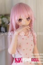 GUAVADOLL DM02 150cm Aカップ ノーマル肌  手描きメイク ビニール製のヘッド クーデレ 貧乳 アニメドール - 画像 (7)