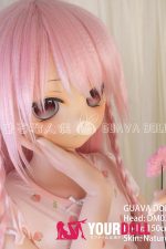 GUAVADOLL DM02 150cm Aカップ ノーマル肌  手描きメイク ビニール製のヘッド クーデレ 貧乳 アニメドール - 画像 (3)