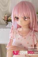 GUAVADOLL DM02 150cm Aカップ ノーマル肌  手描きメイク ビニール製のヘッド クーデレ 貧乳 アニメドール - 画像 (6)