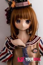 GUAVADOLL DM02 150cm Aカップ ノーマル肌  手描きメイク ビニール製のヘッド 拗ね顔 かまってちゃん アニメドール - 画像 (3)