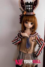 GUAVADOLL DM02 150cm Aカップ ノーマル肌  手描きメイク ビニール製のヘッド 拗ね顔 かまってちゃん アニメドール - 画像 (13)