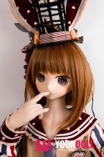 GUAVADOLL DM02 150cm Aカップ ノーマル肌  手描きメイク ビニール製のヘッド 拗ね顔 かまってちゃん アニメドール - 画像 (6)