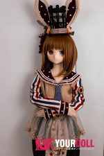 GUAVADOLL DM02 150cm Aカップ ノーマル肌  手描きメイク ビニール製のヘッド 拗ね顔 かまってちゃん アニメドール - 画像 (12)
