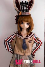 GUAVADOLL DM02 150cm Aカップ ノーマル肌  手描きメイク ビニール製のヘッド 拗ね顔 かまってちゃん アニメドール - 画像 (9)