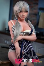 Irontech Doll Miyuki S24 154cm Fカップ シリコンヘッド+TPEボディ 裸エプロン 新妻 エロ ラブドール - 画像 (14)