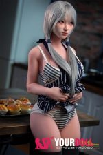 Irontech Doll Miyuki S24 154cm Fカップ シリコンヘッド+TPEボディ 裸エプロン 新妻 エロ ラブドール - 画像 (18)