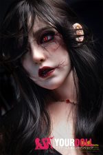 Irontech Doll Eileen S40 167cm Dカップ フルシリコン 顎機能追加可 鬼盛れ ダークメイク ラブドール - 画像 (4)
