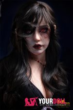 Irontech Doll Eileen S40 167cm Dカップ フルシリコン 顎機能追加可 鬼盛れ ダークメイク ラブドール - 画像 (6)