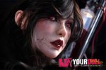 Irontech Doll Eileen S40 167cm Dカップ フルシリコン 顎機能追加可 鬼盛れ ダークメイク ラブドール - 画像 (16)