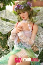 Irontech Doll Echo S48 167cm Dカップ フルシリコン 小麦肌 エルフ 緑髪 ラブドール 新品 - 画像 (10)
