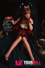 SEDOLL Samantha.E 158cm Dカップ #022 小麦肌 コスプレ系 ダークメイク エルフ耳 ラブドール - 画像 (14)