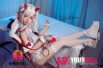 Shedoll Duoduo(朵朵) 148cm Dカップ フルシリコン 顎機能追加可 コスプレ系 小悪魔彼女 つけ耳 ラブドール - 画像 (14)