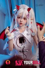 Shedoll Duoduo(朵朵) 148cm Dカップ フルシリコン 顎機能追加可 コスプレ系 小悪魔彼女 つけ耳 ラブドール - 画像 (4)