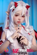 Shedoll Duoduo(朵朵) 148cm Dカップ フルシリコン 顎機能追加可 コスプレ系 小悪魔彼女 つけ耳 ラブドール