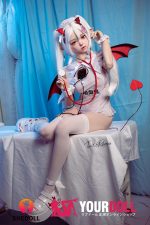 Shedoll Duoduo(朵朵) 148cm Dカップ フルシリコン 顎機能追加可 コスプレ系 小悪魔彼女 つけ耳 ラブドール - 画像 (10)