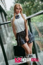 Top Fire Doll Chloe T24 170cm Dカップ ダークブラウン肌 フルシリコン 顎機能付き 外人 JK ふっくら唇 ラブドール - 画像 (15)