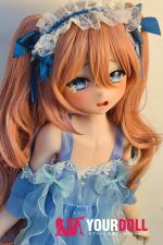 ElsaBabe 清水薄荷 RAD027 125cm フルシリコン お嬢ちゃん 泣き顔 愛しい 舌出し アニメドール - 画像 (4)