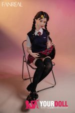 Fanreal Mo(茉) 153cm Bカップ 29kg Fair肌 フルシリコン 顎機能追加可 制服少女 無邪気 眼鏡娘 ちっぱい ラブドール - 画像 (27)