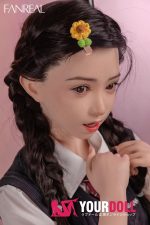 Fanreal Mo(茉) 153cm Bカップ 29kg Fair肌 フルシリコン 顎機能追加可 制服少女 無邪気 眼鏡娘 ちっぱい ラブドール - 画像 (4)