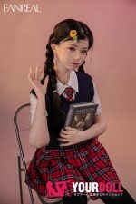 Fanreal Mo(茉) 153cm Bカップ 29kg Fair肌 フルシリコン 顎機能追加可 制服少女 無邪気 眼鏡娘 ちっぱい ラブドール - 画像 (15)