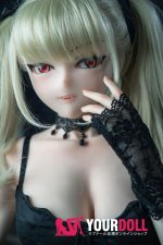 IROKEBIJIN Abby 148cm Fカップ White肌 フルシリコン ボディ選択可  ヴァンパイア コスプレ系 尖頭歯 アニメドール - 画像 (3)