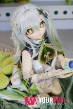 WM Dolls 146cm Cカップ #Y008 ビニール製ヘッド+TPE製ボディ ノーマル肌 可愛い コスプレ系 アニメドール - 画像 (4)