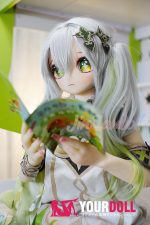 WM Dolls 146cm Cカップ #Y008 ビニール製ヘッド+TPE製ボディ ノーマル肌 可愛い コスプレ系 アニメドール - 画像 (5)
