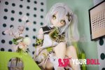 WM Dolls 146cm Cカップ #Y008 ビニール製ヘッド+TPE製ボディ ノーマル肌 可愛い コスプレ系 アニメドール - 画像 (13)