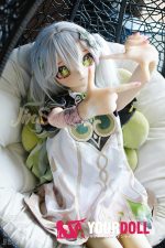 WM Dolls 146cm Cカップ #Y008 ビニール製ヘッド+TPE製ボディ ノーマル肌 可愛い コスプレ系 アニメドール - 画像 (8)