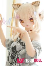 WM Dolls 柠萌 159cm Bカップ #Y007 ビニール製ヘッド+TPE製ボディ キュート 癒し系 猫口 アニメドール - 画像 (2)