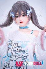 Fudoll 杨枝甘露 #J040 161cm Eカップ フルシリコン 顎機能付き ボディ選択可 水色の地雷系 美少女 病みかわいい ラブドール - 画像 (4)