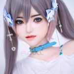 Fudoll 杨枝甘露 #J040 161cm Eカップ フルシリコン 顎機能付き ボディ選択可 水色の地雷系 美少女 病みかわいい ラブドール