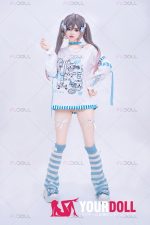 Fudoll 杨枝甘露 #J040 161cm Eカップ フルシリコン 顎機能付き ボディ選択可 水色の地雷系 美少女 病みかわいい ラブドール - 画像 (14)