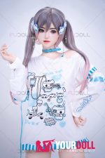 Fudoll 杨枝甘露 #J040 161cm Eカップ フルシリコン 顎機能付き ボディ選択可 水色の地雷系 美少女 病みかわいい ラブドール - 画像 (8)